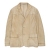 Vintage beige Bottega Veneta Suede Jacket - mens large