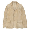 Vintage beige Bottega Veneta Suede Jacket - mens large