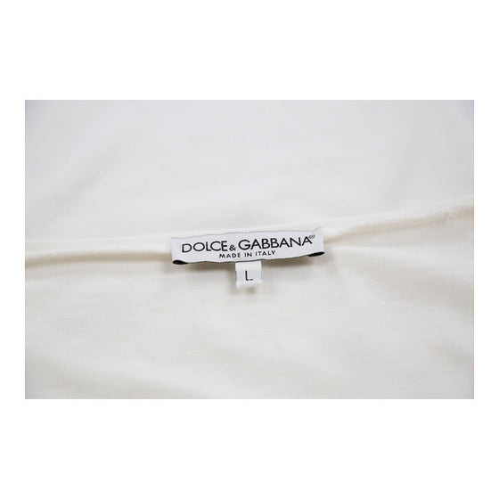 Dolce & Gabbana T-Shirt - Large White Cotton