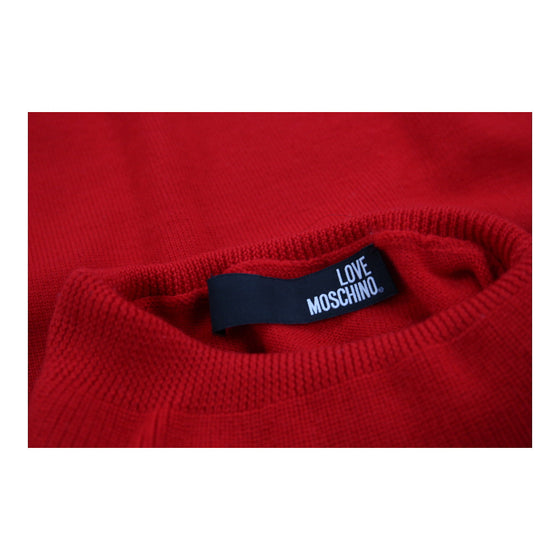 Love Moschino Rollneck - Medium Red Cotton