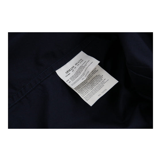 Armani Jeans Jacket - Medium Navy Cotton