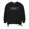 Kenzo Spellout Sweatshirt - Small Black Cotton