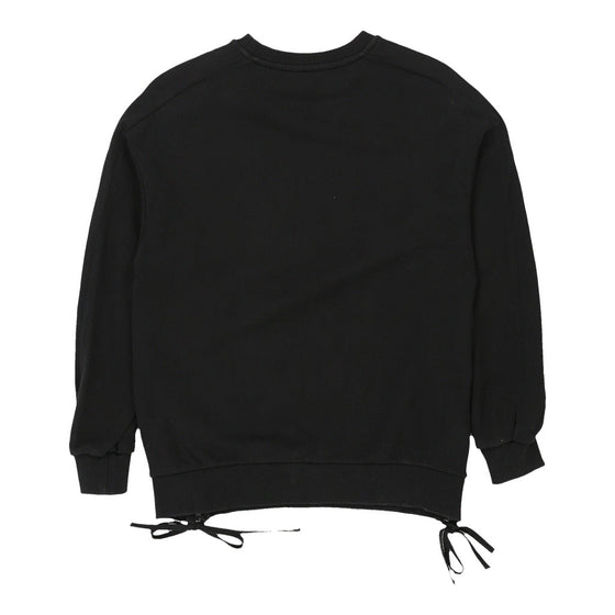 Kenzo Spellout Sweatshirt - Small Black Cotton