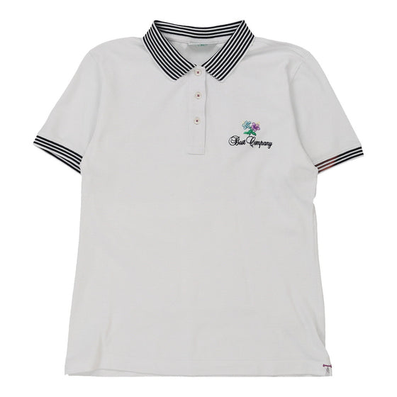 Best Company Polo Shirt - XL White Cotton