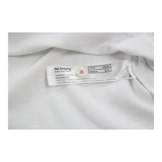 Best Company Polo Shirt - XL White Cotton