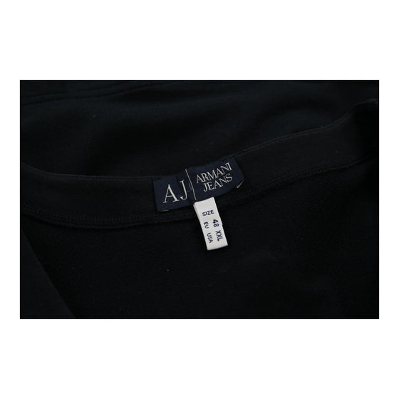 Armani Jeans Top - Medium Black Cotton