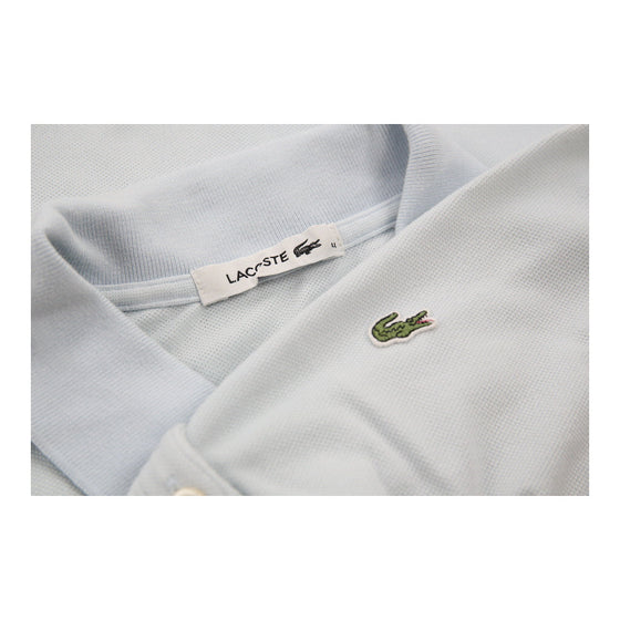 Lacoste Polo Shirt - Small Blue Cotton