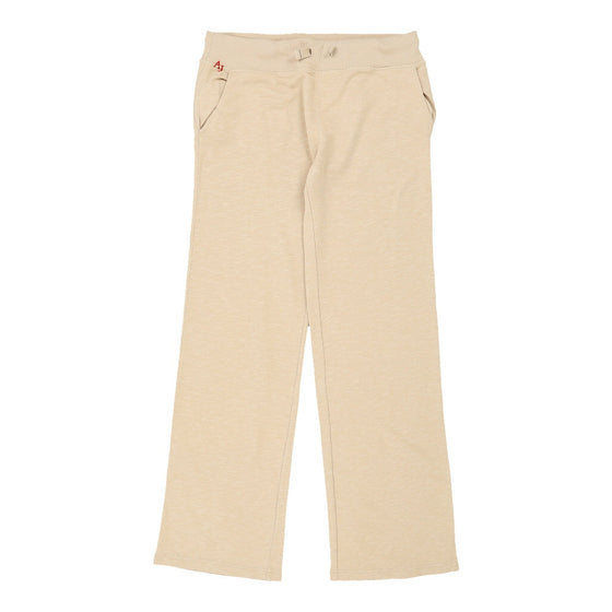 Armani Jeans Joggers - Large Beige Cotton