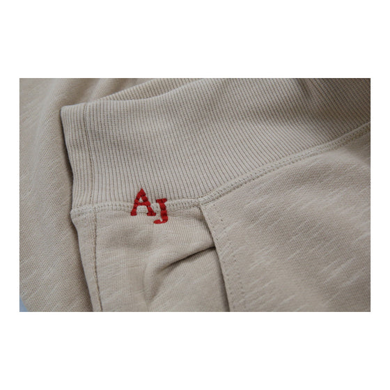 Armani Jeans Joggers - Large Beige Cotton