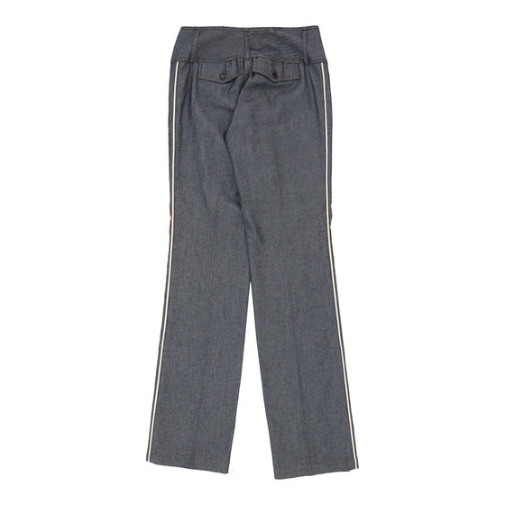 Dolce & Gabbana Trousers - 28W UK 8 Blue Cotton Blend