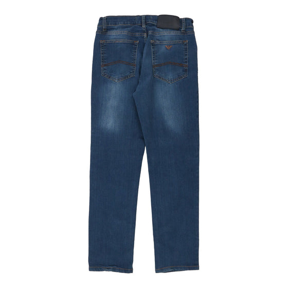 Armani Jeans Jeans - 30W UK 10 Blue Cotton