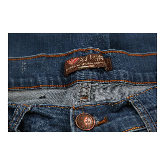 Armani Jeans Jeans - 30W UK 10 Blue Cotton