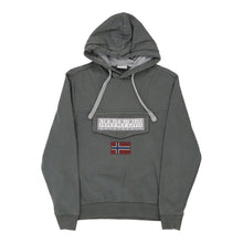  Vintage khaki Napapijri Hoodie - mens x-small