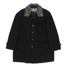  Dolce & Gabbana Trench Coat - XL Black Cashmere Blend