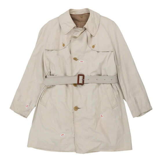 Vintage cream Aquascutum Trench Coat - mens x-large