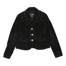  Armani Jeans Blazer - Medium Black Cotton