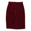 Valentino Skirt - 30W UK 10 Red Viscose