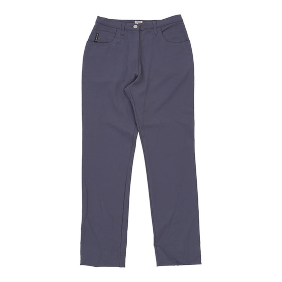 Armani Jeans Trousers - 30W UK 10 Blue Polyester Blend