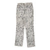 Cavalli Jeans Animal Print Trousers - 29W UK 10 Grey Cotton