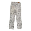 Cavalli Jeans Animal Print Trousers - 29W UK 10 Grey Cotton