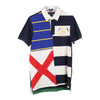 Vintage block colour Tommy Hilfiger Rugby Shirt - mens small