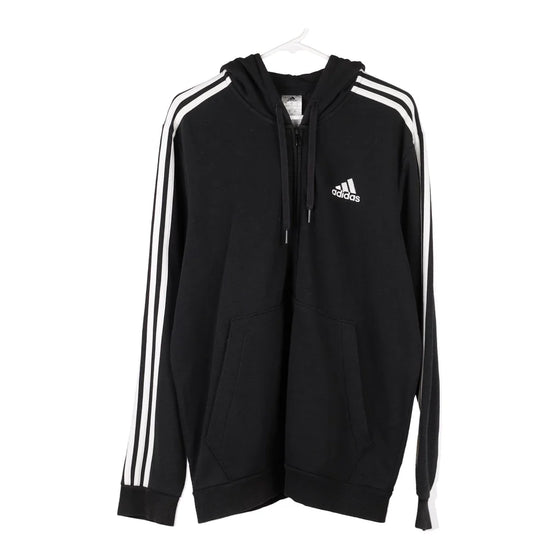 Vintage black Adidas Hoodie - mens large