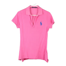  Vintage pink Ralph Lauren Sport Polo Shirt - womens small