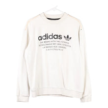  Vintage white Adidas Sweatshirt - mens small