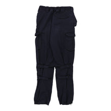  Vintage navy Kaama Cargo Trousers - mens 32" waist