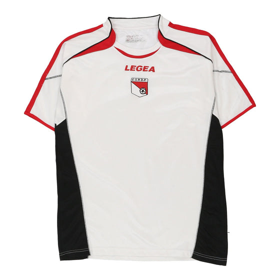 Vintage white C.S.R.D.P. Legea Football Shirt - mens x-large