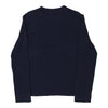 Vintage navy Jvc Long Sleeve Top - mens xx-large