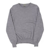 Vintage grey Armani Collezioni Jumper - mens small