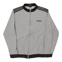  Vintage grey Adidas Zip Up - mens large