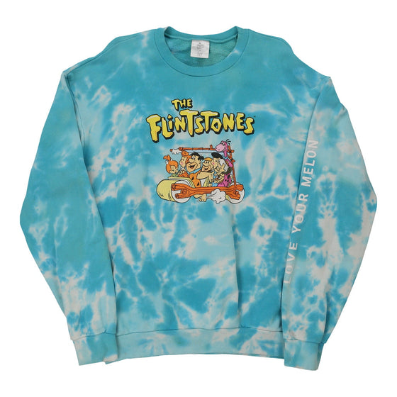 Vintage blue The Flintstones Fruity Pebbles Sweatshirt - mens xx-large