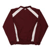 Vintage burgundy Independence Falcons Russell Athletic Track Jacket - mens medium