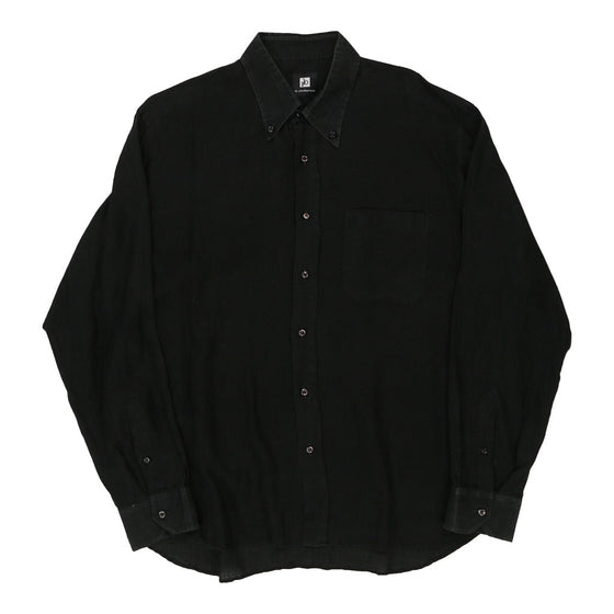 Vintage black Roccobarocco Shirt - mens large