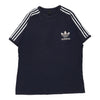 Vintage navy Adidas T-Shirt - mens x-large