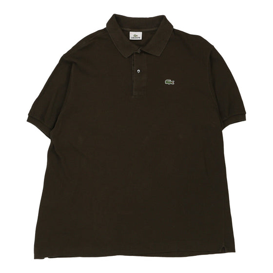 Vintage brown Lacoste Polo Shirt - mens xx-large