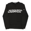 Vintage black Dsquared2 Sweatshirt - mens x-large