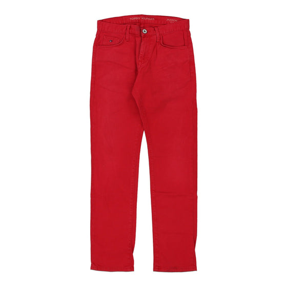 Vintage red Tommy Hilfiger Trousers - mens 30" waist