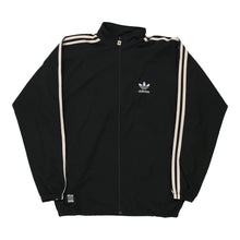  Vintage black Made in USA Adidas Track Jacket - mens x-large