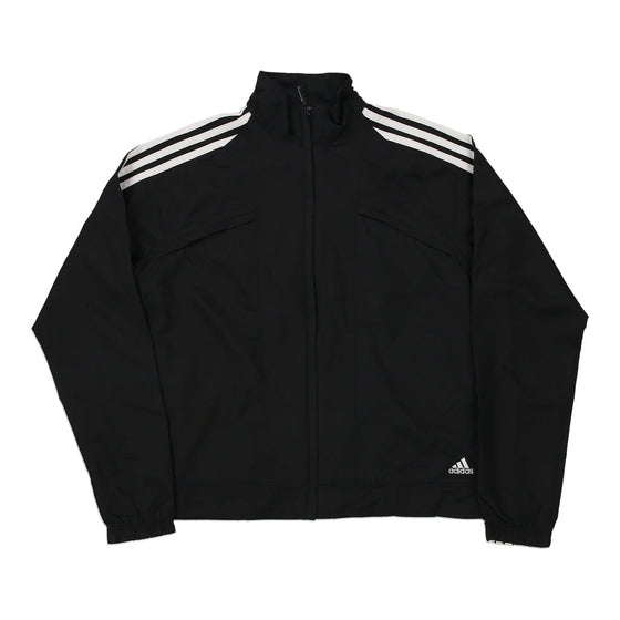 Vintage black Adidas Track Jacket - womens medium