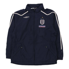  Vintage navy England Football Team 2007-09 Umbro Jacket - mens large