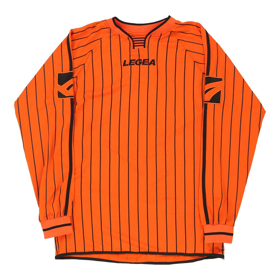 Vintage orange Legea Football Shirt - mens large