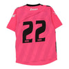 Pre-Loved pink M.B.Garage Zeus Football Shirt - mens medium