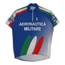  Vintage blue Aeronautica Militare Unbranded Sports Top - mens large