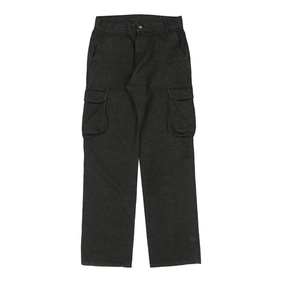 Vintage black Sisley Cargo Trousers - mens 32" waist