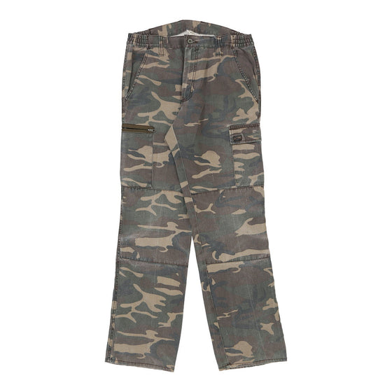 Vintage camo Oxylane Cargo Trousers - mens large