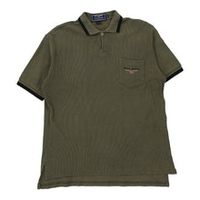  Vintage khaki Polo Sport Polo Shirt - mens medium