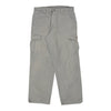 Vintage grey Wrangler Cargo Trousers - mens 34" waist